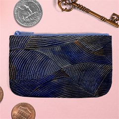 Textures Sea Blue Water Ocean Large Coin Purse