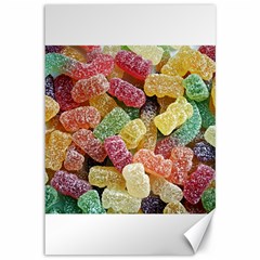 Jelly Beans Candy Sour Sweet Canvas 12  X 18   by Nexatart