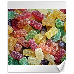 Jelly Beans Candy Sour Sweet Canvas 11  X 14   by Nexatart