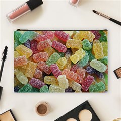 Jelly Beans Candy Sour Sweet Cosmetic Bag (large)  by Nexatart