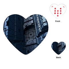 Graphic Design Background Playing Cards (heart)  by Nexatart