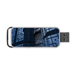 Graphic Design Background Portable Usb Flash (two Sides) by Nexatart