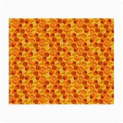 Honeycomb Pattern Honey Background Small Glasses Cloth by Nexatart