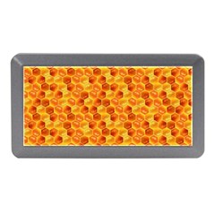 Honeycomb Pattern Honey Background Memory Card Reader (mini) by Nexatart