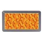 Honeycomb Pattern Honey Background Memory Card Reader (Mini) Front