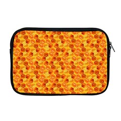 Honeycomb Pattern Honey Background Apple Macbook Pro 17  Zipper Case by Nexatart