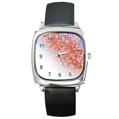 Effect Isolated Graphic Square Metal Watch by Nexatart