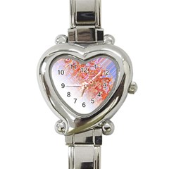 Effect Isolated Graphic Heart Italian Charm Watch by Nexatart