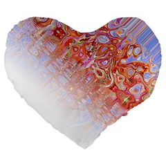 Effect Isolated Graphic Large 19  Premium Heart Shape Cushions by Nexatart