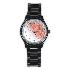 Effect Isolated Graphic Stainless Steel Round Watch by Nexatart