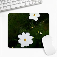 Daisies In Green Large Mousepads by DeneWestUK