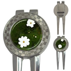 Daisies In Green 3-in-1 Golf Divots by DeneWestUK