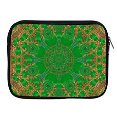 Summer Landscape In Green And Gold Apple Ipad 2/3/4 Zipper Cases by pepitasart