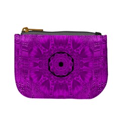 Purple Mandala Fashion Mini Coin Purses by pepitasart