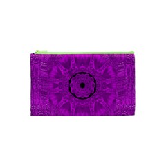 Purple Mandala Fashion Cosmetic Bag (xs) by pepitasart