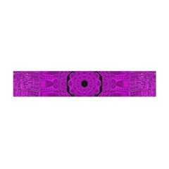 Purple Mandala Fashion Flano Scarf (mini) by pepitasart