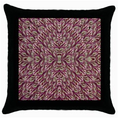 Mandala Art Paintings Collage Throw Pillow Case (Black)