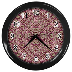 Mandala Art Paintings Collage Wall Clocks (Black)