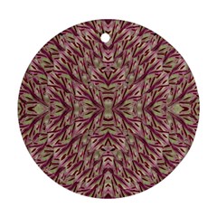 Mandala Art Paintings Collage Round Ornament (Two Sides)