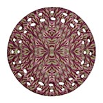 Mandala Art Paintings Collage Round Filigree Ornament (Two Sides) Back