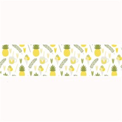 Pineapple Fruit And Juice Patterns Large Bar Mats by TastefulDesigns