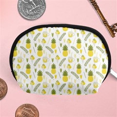 Pineapple Fruit And Juice Patterns Accessory Pouches (medium)  by TastefulDesigns