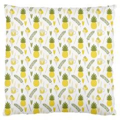 Pineapple Fruit And Juice Patterns Standard Flano Cushion Case (two Sides) by TastefulDesigns