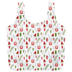 Watermelon Fruit Paterns Full Print Recycle Bags (l)  by TastefulDesigns