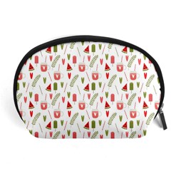 Watermelon Fruit Paterns Accessory Pouches (large)  by TastefulDesigns