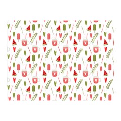 Watermelon Fruit Paterns Double Sided Flano Blanket (mini)  by TastefulDesigns