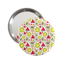 Summer Fruits Pattern 2 25  Handbag Mirrors by TastefulDesigns