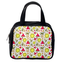 Summer Fruits Pattern Classic Handbags (one Side) by TastefulDesigns