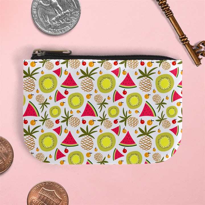 Summer Fruits Pattern Mini Coin Purses