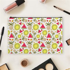 Summer Fruits Pattern Cosmetic Bag (large)  by TastefulDesigns