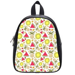 Summer Fruits Pattern School Bags (small)  by TastefulDesigns