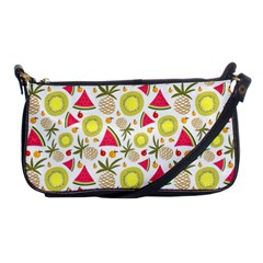 Summer Fruits Pattern Shoulder Clutch Bags by TastefulDesigns