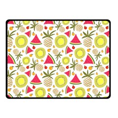 Summer Fruits Pattern Fleece Blanket (small) by TastefulDesigns