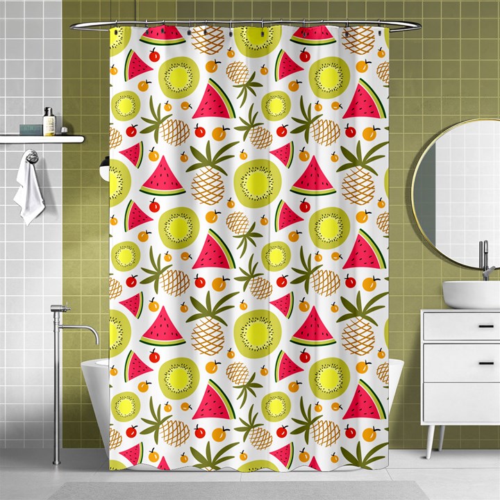 Summer Fruits Pattern Shower Curtain 48  x 72  (Small) 