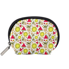 Summer Fruits Pattern Accessory Pouches (small)  by TastefulDesigns