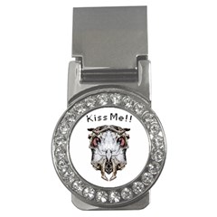 Funny Creepy Alien Headbones Small Money Clips (CZ) 