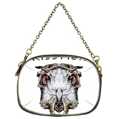 Funny Creepy Alien Headbones Small Chain Purses (One Side) 