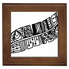 Feather Zentangle Framed Tiles by CraftyLittleNodes