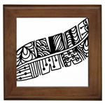 Feather Zentangle Framed Tiles Front