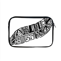 Feather Zentangle Apple Macbook Pro 15  Zipper Case by CraftyLittleNodes