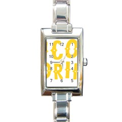 Cinco De Drinko Rectangle Italian Charm Watch by CraftyLittleNodes