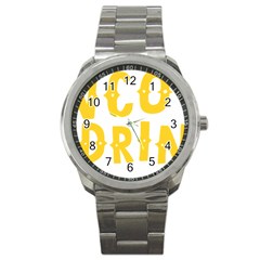 Cinco De Drinko Sport Metal Watch by CraftyLittleNodes