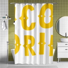 Cinco De Drinko Shower Curtain 48  X 72  (small)  by CraftyLittleNodes