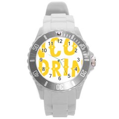 Cinco De Drinko Round Plastic Sport Watch (l) by CraftyLittleNodes