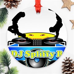 Dj Logo Transparent Ornament (round) by Acid909