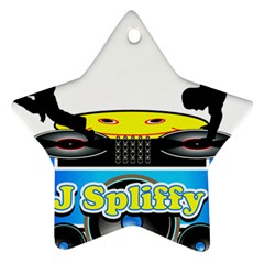 Dj Logo Transparent Ornament (star) by Acid909